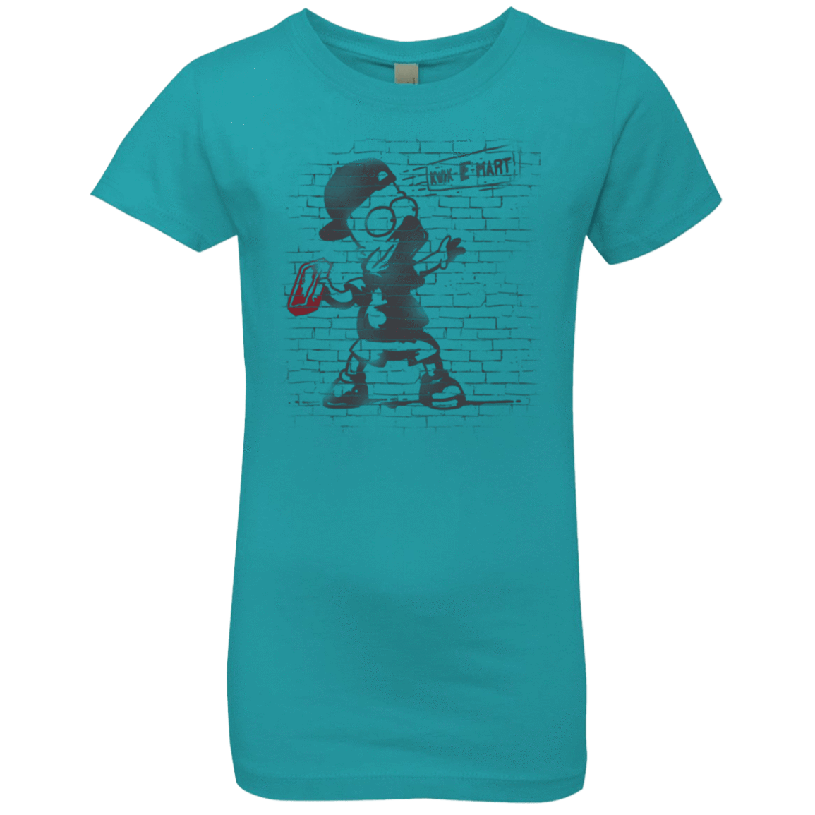 T-Shirts Tahiti Blue / YXS BRICK E MART Girls Premium T-Shirt