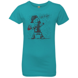 T-Shirts Tahiti Blue / YXS BRICK E MART Girls Premium T-Shirt