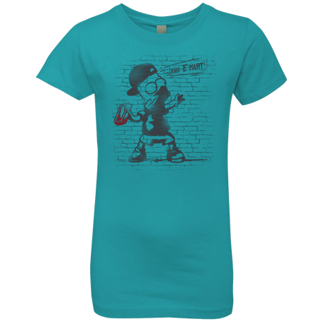 T-Shirts Tahiti Blue / YXS BRICK E MART Girls Premium T-Shirt