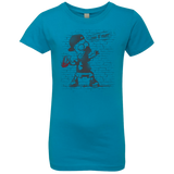 T-Shirts Turquoise / YXS BRICK E MART Girls Premium T-Shirt