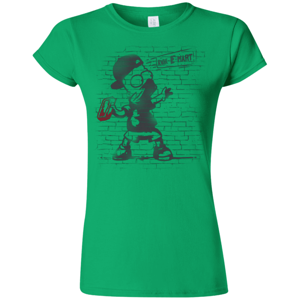 T-Shirts Irish Green / S BRICK E MART Junior Slimmer-Fit T-Shirt