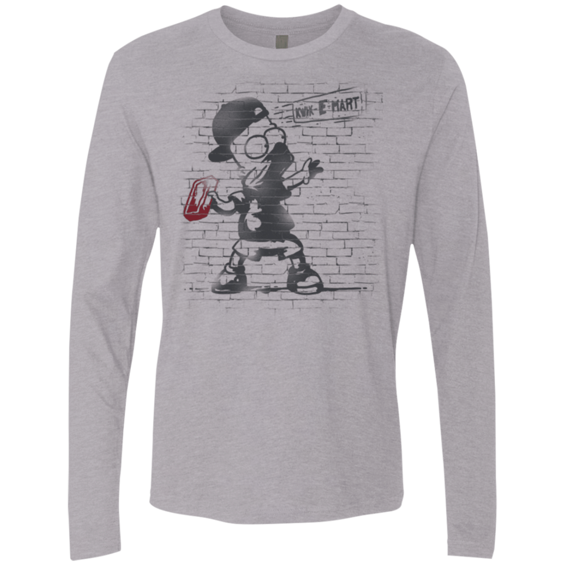 T-Shirts Heather Grey / S BRICK E MART Men's Premium Long Sleeve