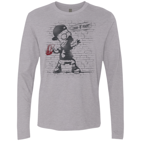 T-Shirts Heather Grey / S BRICK E MART Men's Premium Long Sleeve