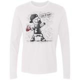 T-Shirts White / S BRICK E MART Men's Premium Long Sleeve