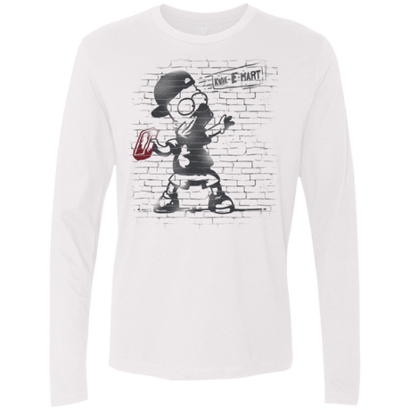 T-Shirts White / S BRICK E MART Men's Premium Long Sleeve