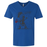T-Shirts Royal / X-Small BRICK E MART Men's Premium V-Neck