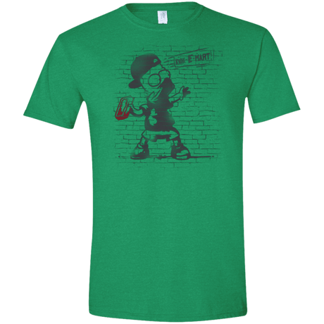 T-Shirts Heather Irish Green / S BRICK E MART Men's Semi-Fitted Softstyle