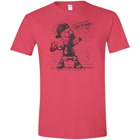 T-Shirts Heather Red / S BRICK E MART Men's Semi-Fitted Softstyle