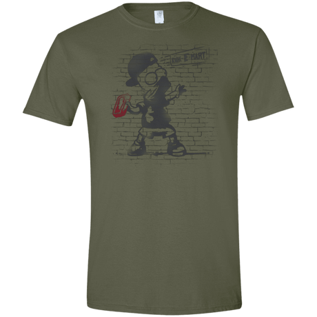 T-Shirts Military Green / S BRICK E MART Men's Semi-Fitted Softstyle