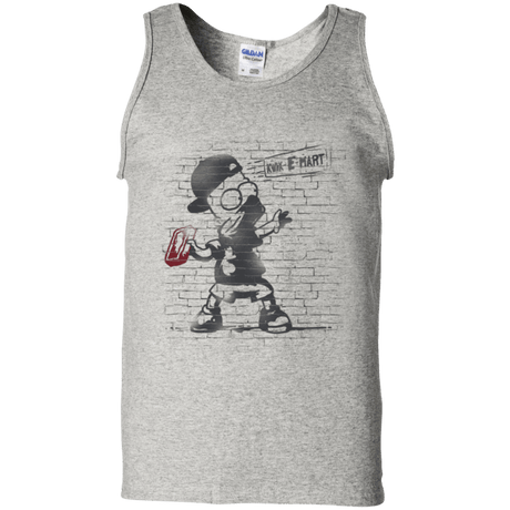 T-Shirts Ash / S BRICK E MART Men's Tank Top
