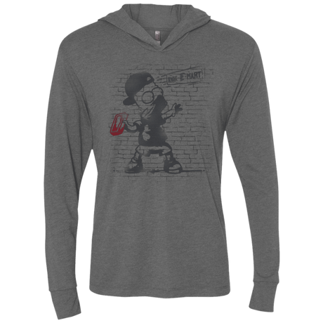 T-Shirts Premium Heather / X-Small BRICK E MART Triblend Long Sleeve Hoodie Tee