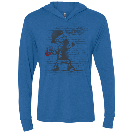 T-Shirts Vintage Royal / X-Small BRICK E MART Triblend Long Sleeve Hoodie Tee