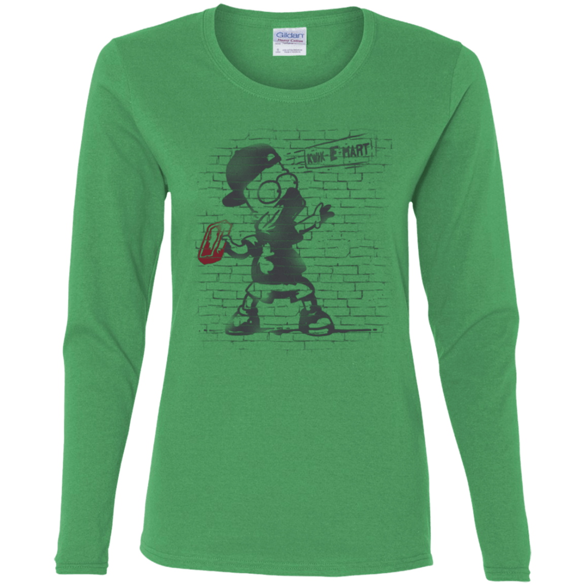 T-Shirts Irish Green / S BRICK E MART Women's Long Sleeve T-Shirt