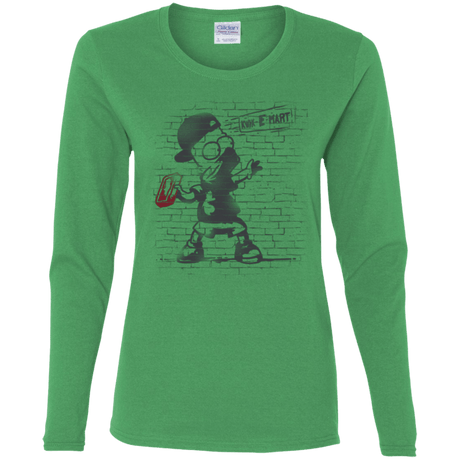 T-Shirts Irish Green / S BRICK E MART Women's Long Sleeve T-Shirt