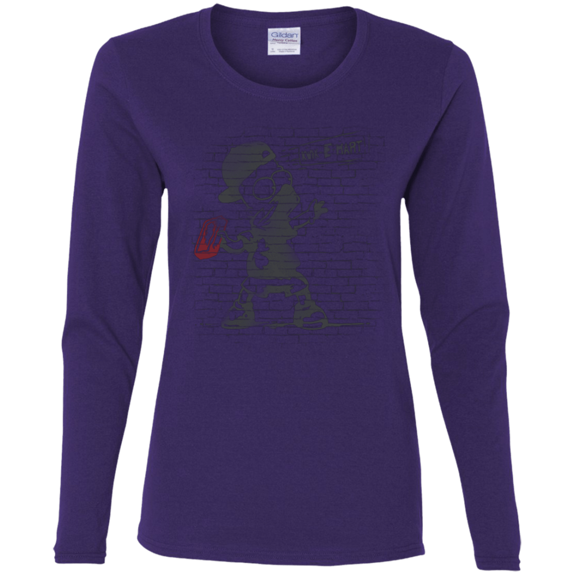 T-Shirts Purple / S BRICK E MART Women's Long Sleeve T-Shirt