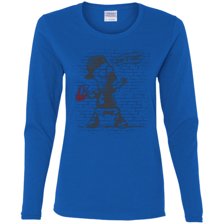 T-Shirts Royal / S BRICK E MART Women's Long Sleeve T-Shirt