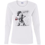 T-Shirts White / S BRICK E MART Women's Long Sleeve T-Shirt