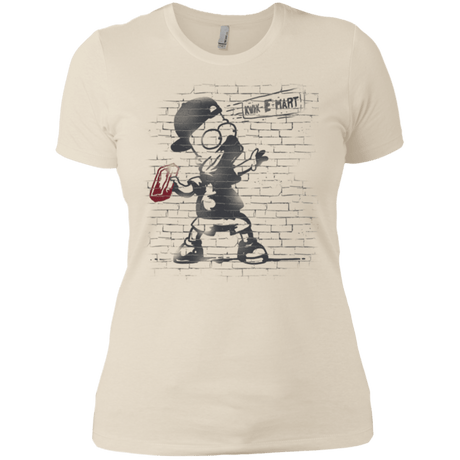 T-Shirts Ivory/ / X-Small BRICK E MART Women's Premium T-Shirt