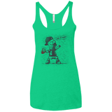 T-Shirts Envy / X-Small BRICK E MART Women's Triblend Racerback Tank