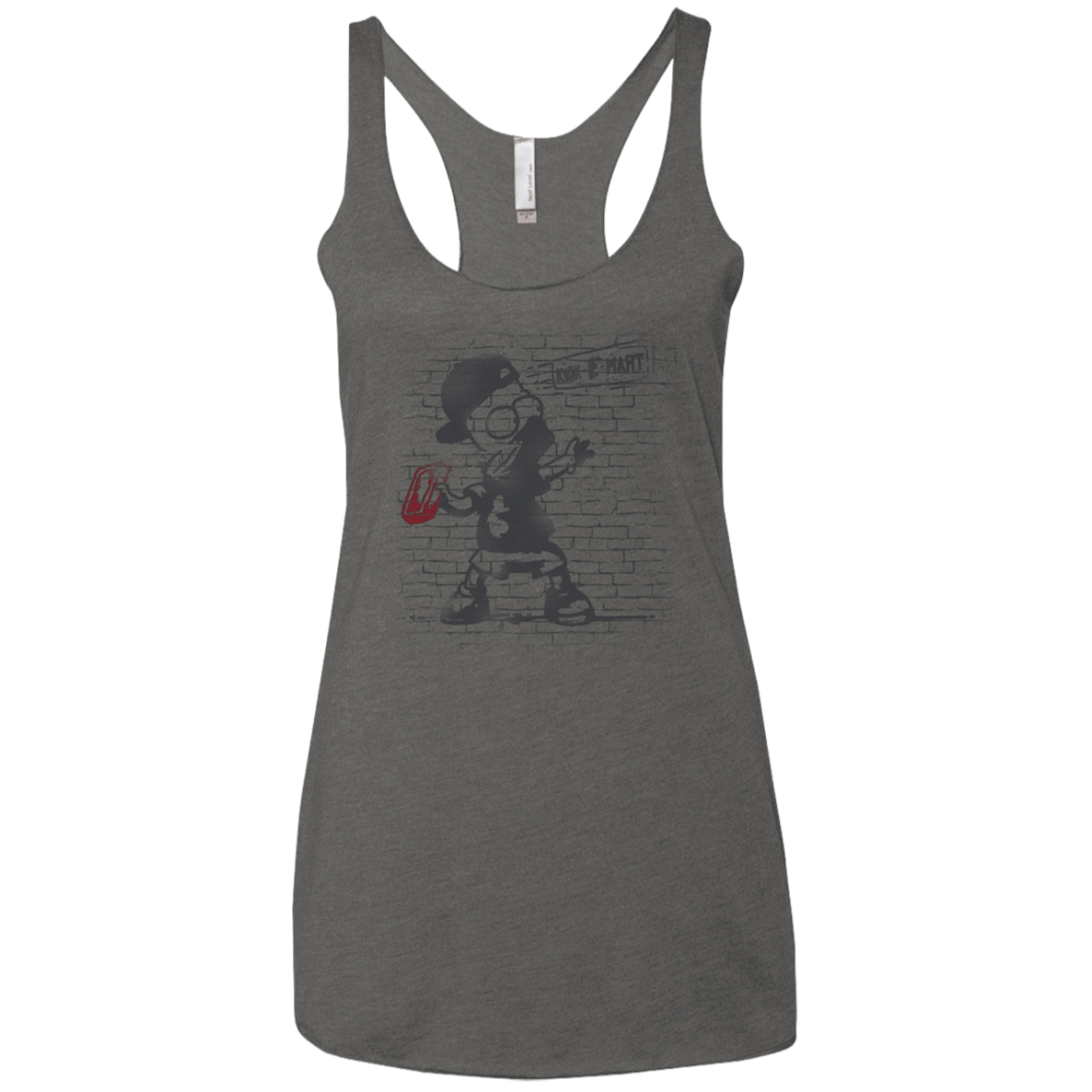 T-Shirts Premium Heather / X-Small BRICK E MART Women's Triblend Racerback Tank