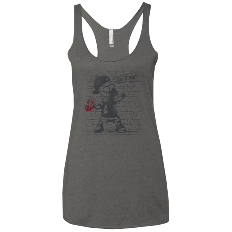 T-Shirts Premium Heather / X-Small BRICK E MART Women's Triblend Racerback Tank