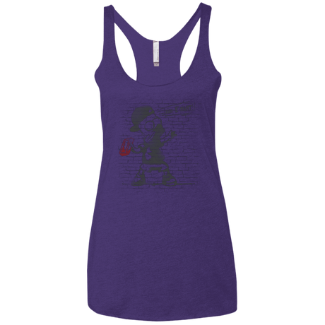 T-Shirts Purple Rush / X-Small BRICK E MART Women's Triblend Racerback Tank