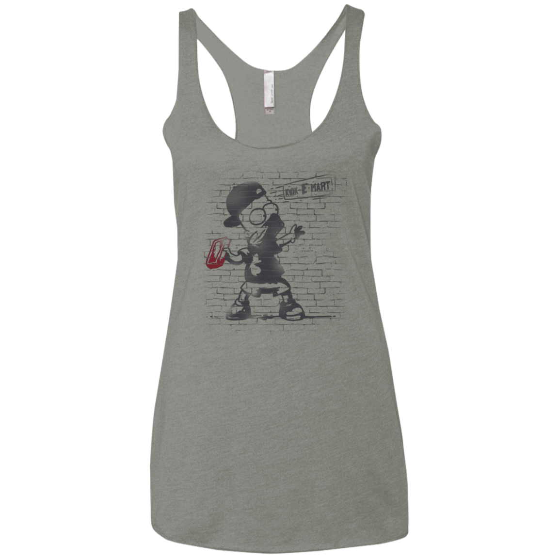 T-Shirts Venetian Grey / X-Small BRICK E MART Women's Triblend Racerback Tank
