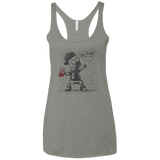 T-Shirts Venetian Grey / X-Small BRICK E MART Women's Triblend Racerback Tank