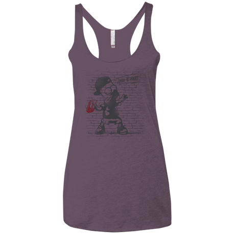 T-Shirts Vintage Purple / X-Small BRICK E MART Women's Triblend Racerback Tank
