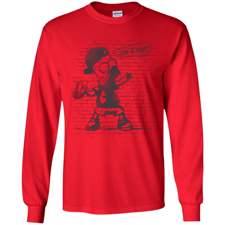 T-Shirts Red / YS BRICK E MART Youth Long Sleeve T-Shirt