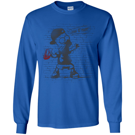 T-Shirts Royal / YS BRICK E MART Youth Long Sleeve T-Shirt
