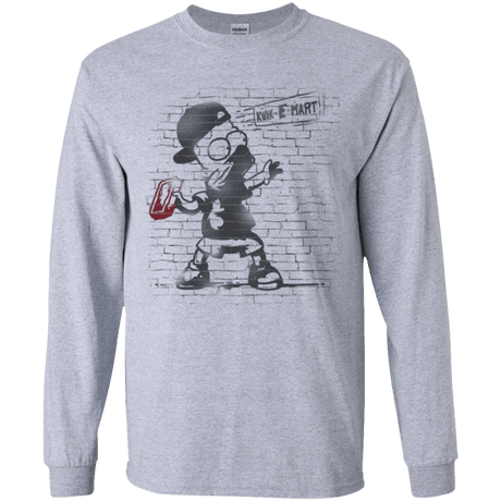 T-Shirts Sport Grey / YS BRICK E MART Youth Long Sleeve T-Shirt