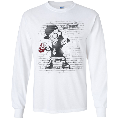 T-Shirts White / YS BRICK E MART Youth Long Sleeve T-Shirt