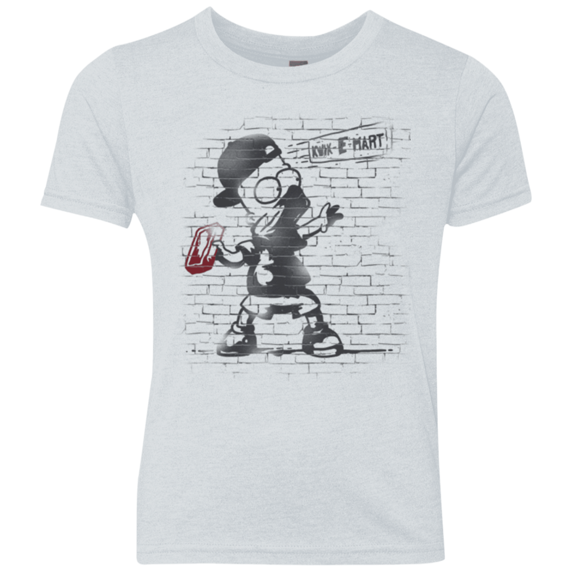 T-Shirts Heather White / YXS BRICK E MART Youth Triblend T-Shirt