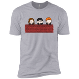 T-Shirts Heather Grey / YXS Brick Wall Boys Premium T-Shirt