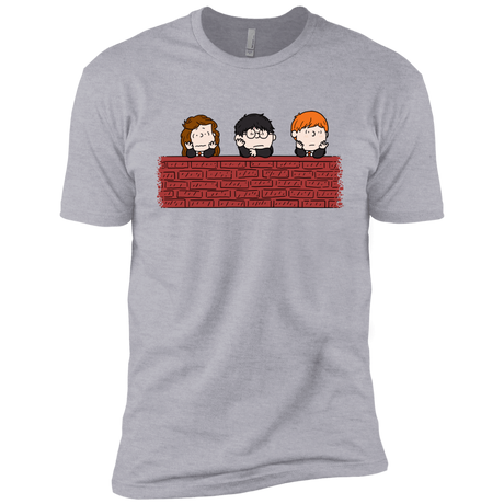 T-Shirts Heather Grey / YXS Brick Wall Boys Premium T-Shirt