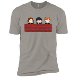 T-Shirts Light Grey / YXS Brick Wall Boys Premium T-Shirt