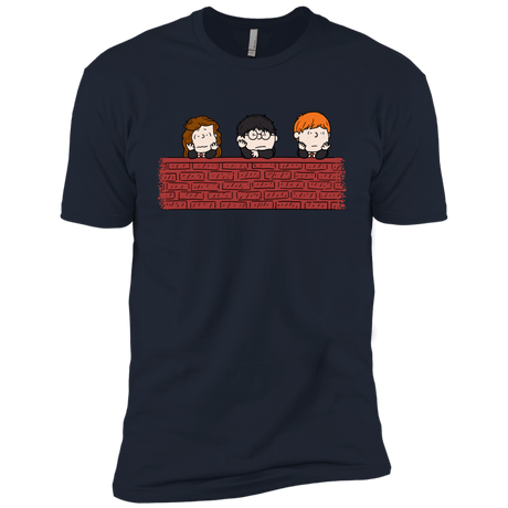 T-Shirts Midnight Navy / YXS Brick Wall Boys Premium T-Shirt