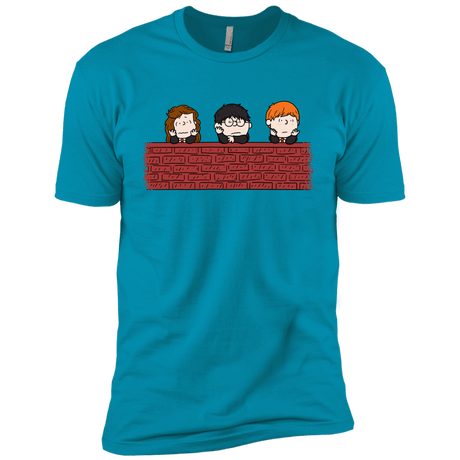T-Shirts Turquoise / YXS Brick Wall Boys Premium T-Shirt