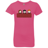 T-Shirts Hot Pink / YXS Brick Wall Girls Premium T-Shirt