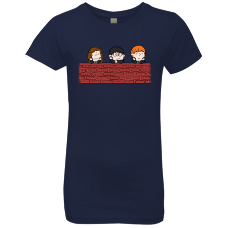 T-Shirts Midnight Navy / YXS Brick Wall Girls Premium T-Shirt