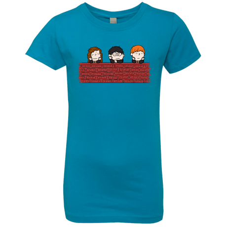 T-Shirts Turquoise / YXS Brick Wall Girls Premium T-Shirt