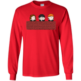 T-Shirts Red / S Brick Wall Men's Long Sleeve T-Shirt