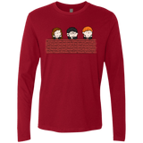 T-Shirts Cardinal / S Brick Wall Men's Premium Long Sleeve