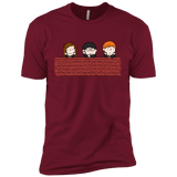 T-Shirts Cardinal / X-Small Brick Wall Men's Premium T-Shirt