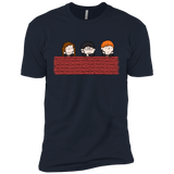 T-Shirts Midnight Navy / X-Small Brick Wall Men's Premium T-Shirt