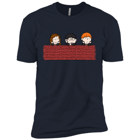 T-Shirts Midnight Navy / X-Small Brick Wall Men's Premium T-Shirt