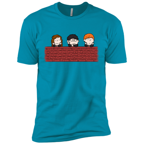 T-Shirts Turquoise / X-Small Brick Wall Men's Premium T-Shirt