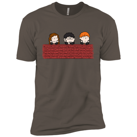 T-Shirts Warm Grey / X-Small Brick Wall Men's Premium T-Shirt