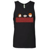 T-Shirts Black / S Brick Wall Men's Premium Tank Top